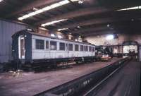 Scene inside Limerick shed in July 1988<br><br>[Ian Dinmore /07/1988]