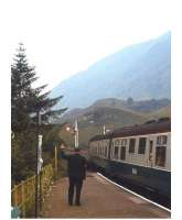 The right away at Glenfinnan station in the summer of 1980.<br><br>[Frank Spaven Collection (Courtesy David Spaven) //1980]