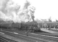 Black 5 no 44851 is about to leave Doncaster on 6 July 1963, having just taken over train 1M82, the 2.35pm Scarborough - Nottingham Midland.<br><br>[K A Gray 06/07/1963]