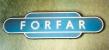 Totem from Forfar station (closed September 1967).<br><br>[David Panton //]