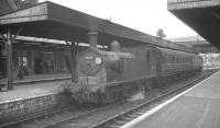 Drummond M7 0-4-4-T no 30125 with a branch train at Yeovil Town station in the summer of 1961.<br><br>[K A Gray 19/08/1961]