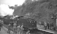 40646+30925 at Wetherby on 13 May 1962 with the RCTS (East Midlands Branch) 'East Midlander no 5' railtour. The locomotives ran tender first on the leg between Wetherby and Starbeck.<br><br>[K A Gray 13/05/1962]