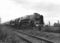 71000 <I>Duke of Gloucester</I> in action at Didcot on 17 July 1988.<br>
<br><br>[Peter Todd 17/07/1988]