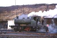 NCB (East Ayr Area) no 3 photographed at Fauldhead Colliery, Kirkconnel, in February 1966. The colliery closed in July 1968, since when the landscape here has been totally transformed.<br><br>[Frank Spaven Collection (Courtesy David Spaven) /02/1966]