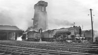 General view over the shed yard at Haymarket, with A2 Pacific no 60531 <I>Bahram</I> nearest the camera. The locomotive was withdrawn by BR at the end of 1962.<br><br>[K A Gray //]