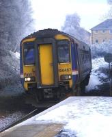 156457 approaching Kelvindale station from the Maryhill direction on 14 December 2010.<br><br>[Colin Harkins 14/12/2010]