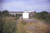 Platform view at Bugle station on the Newquay branch in July 1991. <br><br>[Ian Dinmore /07/1991]