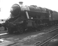 Stanier 8F 2-8-0 no 48687 stands in the shed yard at Newton Heath in the summer of 1968. [With thanks to Messrs Bartlett, Hillier, Calder, Smith and Dudley]<br><br>[Jim Peebles //1968]