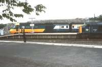 An InterCity HST calls at Berwick in 1979 as 46030 waits at the adjacent platform. <br><br>[Bruce McCartney //1979]