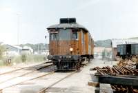 Railcar unit at the Mariager terminus of Denmark's Mariager - Handest Veteran Jernbane in July 1987.<br><br>[Colin Miller /07/1987]