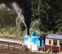 NCB no 1 getting excited at Birkhill on 12 April before heading to Manuel [see image 33635]. <br><br>[Brian Forbes 12/04/2011]