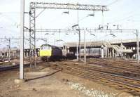 25129 on an up trip from the curve at Bescot on 27 March 1981.<br><br>[Ian Dinmore 27/03/1981]