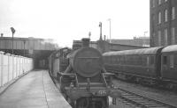 No 56 prepares to leave Belfast, Great Victoria Street, in August 1965 with the 8.55am to Dublin.<br><br>[K A Gray 29/08/1965]