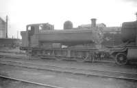 Scene in the shed yard at Didcot (81E) on 29 June 1959, with 0-6-0PT no 4649 standing centre stage.<br><br>[K A Gray 29/06/1959]