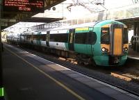 Southern Railway services now run as far North as Milton Keynes. This would never have done in the old SR days, but at that time Milton Keynes was a small village between Bletchley and Wolverton, and well off the main line. This is the 15.13 to East Croydon on 11 February 2011.<br><br>[Ken Strachan 11/02/2011]