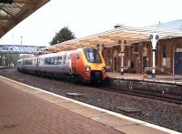 One of several Virgin Voyagers to pass through Dumfries on 23 April 2011 due to PW works on the West Coast Main Line between Carlisle and Glasgow Central. <br>
<br><br>[Brian Smith 23/04/2011]