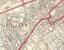The criss-cross of lines in the Dalry (Edinburgh) area as seen in the Bartholomew's six-inch to the mile city plan for 1953-54. Dalry Road station and the cramped shed can be seen, as can Gorgie station on the suburban circle. The main line out of Princes Street to Carlisle cuts across the extract, though rather masked by the thick red line as it formed a boundary between wards on the old Edinburgh Corporation.<br><br>[David Panton //1953]