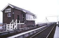 Looking past the signal box at Somerleyton towards the swing bridge in October 1988. [See image 12052 for an aerial view]<br><br>[Ian Dinmore /10/1988]