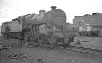 42717 stands in the yard at Rose Grove shed in June 1963. The <I>Crab</I> 2-6-0 was officially withdrawn from here in October the following year and cut up at Cashmores, Great Bridge, a month later.<br><br>[K A Gray 29/06/1963]