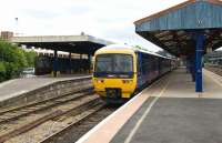 First Great Western DMU no 165137 waiting to depart from Oxford on 17 May with a service to Bicester Town.<br><br>[Peter Todd 17/05/2011]