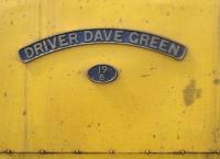 Nameplate (and shed plate) as carried on the elderly flanks of Network Rail Brush Type 2 31602. Driver Dave Green named the locomotive himself at a surprise ceremony at the Serco workshops in Derby on 3 November 2007 to mark his 52 years of railway service. 19B was the code for Millhouses shed in Sheffield from 1935 to 1958 (later 41C). Plate photographed at Blackpool North while the locomotive was on layover with a Network Rail test train [See image 34032]. <br><br>[Mark Bartlett 11/05/2011]