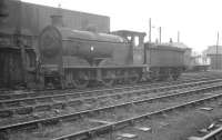 Reid J35 0-6-0 no 64507 stands in the shed yard at Kipps in September 1961.<br><br>[K A Gray 25/09/1961]