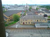 View south to Dunfermline city centre in May 2011. Curving in from the bottom left is the course of the 1812 Venturefair Waggonway.<br>
<br><br>[Bill Roberton /05/2011]