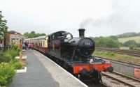 5526 at Totnes on 29 May waiting to propel the GWR Autocoaches for Buckfastleigh. <br><br>[Peter Todd 29/05/2011]