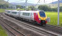 A Voyager heads north past the Abington loops on 30 May 2011. Could it be....? Is it possible... ? [See image 34352]<br><br>[Bill Roberton 30/05/2011]