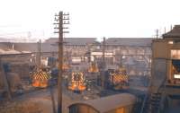 A diesel discussion in progress around the turntable on the north side of St Margaret's shed in the mid 1960s.<br><br>[Frank Spaven Collection (Courtesy David Spaven) //]