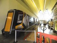 Interior of the soon to open Riverside Museum of Transport and Travel seen during a preview visit on 11 June 2011 - see news item.<br><br>[John Yellowlees 11/06/2011]