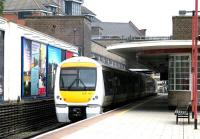 Chiltern Railways 168112 runs through Harrow-on-the-Hill on 23 July 2005 with the 11.20 London Marylebone - Birmingham Snow Hill Saturday service.<br><br>[John Furnevel 23/07/2005]