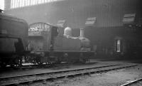 Scene in the shed yard at Southall circa 1961.<br><br>[K A Gray //1961]
