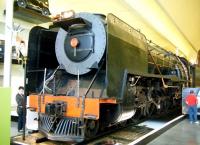 Ex-South African Railways locomotive no 3007, built in Glasgow 1944-45, on display at the Glasgow Riverside Museum on 23 June 2011 [see recent news item]. <br><br>[Veronica Clibbery 23/06/2011]