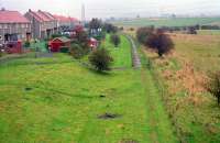 View looking east from Barleith (behind camera) in 1988. In this direction, the view is little altered since closure [see image 34527].<br><br>[Ewan Crawford //1988]