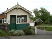 Crossing keepers cabin on north side of former Coxwold Station level crossing on line from Malton to east coast line south of Thirsk <br><br>[David Pesterfield 08/05/2011]