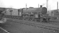 Jubilee no 45588 <I>Kashmir</I> photographed at Upperby on 3 June 1960. <br><br>[K A Gray 03/06/1960]