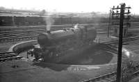 46201 <I>Princess Elizabeth</I> on the turntable at Kingmoor on a sunny June day in 1962.<br><br>[K A Gray 07/06/1962]