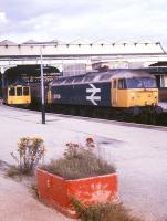 47536 preparing to take an afternoon train out of Manchester Victoria in the summer of 1987.<br><br>[Ian Dinmore /08/1987]