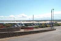 Lossiemouth station has been completely removed but the inevitable replacement is marked as Old Station car park on town maps and the trackbed can be walked from here about half way to Elgin. [See image 12932] for a view of the substantial station building before demolition. <br><br>[Mark Bartlett 02/07/2011]