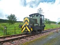 A Waverley Route Heritage Association locomotive running south from the centre during an open weekend at Whitrope on 17 July 2011 [see image 34903].<br>
<br><br>[Bruce McCartney 17/07/2011]