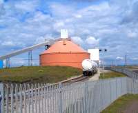 Siding alongside the Alcan terminal at North Blyth on 19 July 2011.<br><br>[Colin Alexander 19/07/2011]