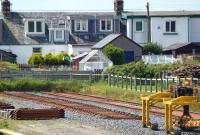 Part of the yard at McCulloch Rail, Ballantrae, Ayrshire, on 16 June 2011.<br><br>[Colin Miller 16/06/2011]