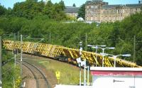 Track panels at Hyndland, Sunday 24 July 2011.<br><br>[Veronica Clibbery 24/07/2011]