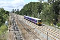 166218 eastbound from Didcot on 11 August 2011 with the 14.07 Oxford - London Paddington.<br><br>[Peter Todd 11/08/2011]