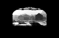 Winter 1965-66 view east along the trackbed to the remains of the abandoned Lothian Road goods station, taken by a kid with a Kodak Brownie 127 from under Morrison Street bridge!<br><br>[David Spaven //1966]