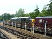 Class 37 no 6737 stands at Holt station on the North Norfolk Railway on 18th June 2011.<br><br>[Bruce McCartney 18/06/2011]