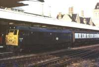 31215 stands alongside the main platform at Lincoln on 3 October 1974 preparing to get underway with a TPO destined for Newcastle.<br><br>[Ian Dinmore 03/10/1974]