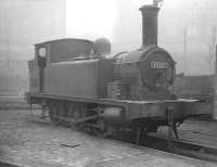 Holmes J88 0-6-0T no 68325 stands on the up side of St Margarets shed on 6 September 1958. The usual mixture of North Sea haar and 64A haze hangs over London Road in the background.<br><br>[Robin Barbour Collection (Courtesy Bruce McCartney) 06/09/1958]