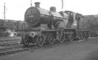 Ex-LMS 2P 4-4-0 no 40646 stands in the yard at Annesley shed on 12 May 1962. The locomotive has been made ready to work the next day's 'East Midlander No 5' Railtour out of Nottingham Victoria along with 30925 [see image 32155].<br><br>[K A Gray 12/05/1962]